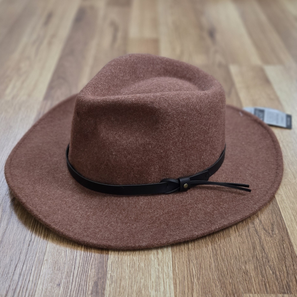 Scala Tan Fedora with Black Band